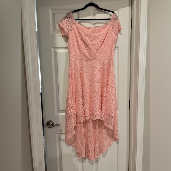 Dresses & Skirts - Lace hi-lo prom dress NEW